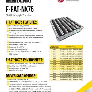 Modun băng tải F-RAT-NX75