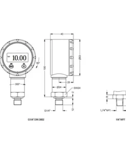 Đồng hồ áp suất PCE-DMM10 PCE-Instruments